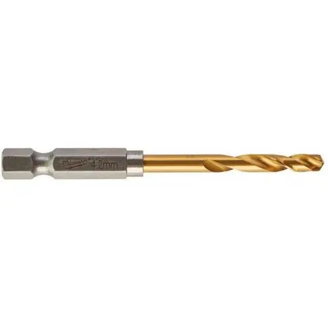 Milwaukee SHOCKWAVE Red Hex HSS-G TIN Metallborr Nyhet