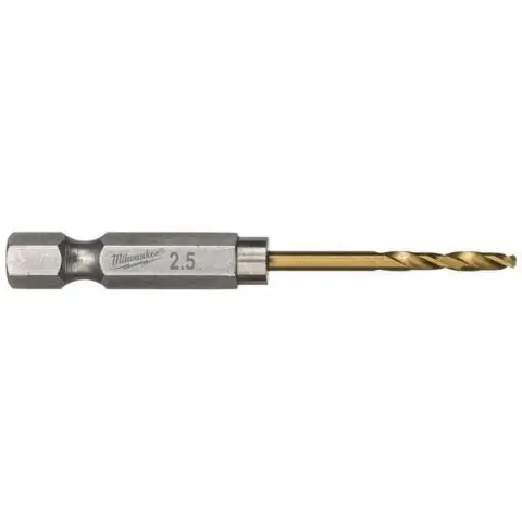 Milwaukee SHOCKWAVE Red Hex HSS-G TIN Metallborr Endast idag