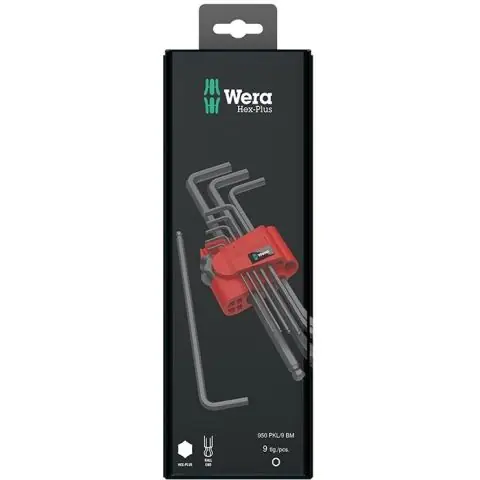 Wera 950 PKL/9 BM SB Insexnyckelsats Utförsäljning