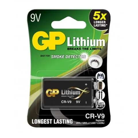Snabb leverans GP Batteries CRV9SD-2U1 Litiumbatteri