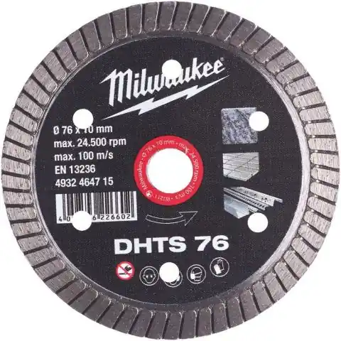 Kampanjpris Milwaukee DHTS 76 Diamantkapskiva