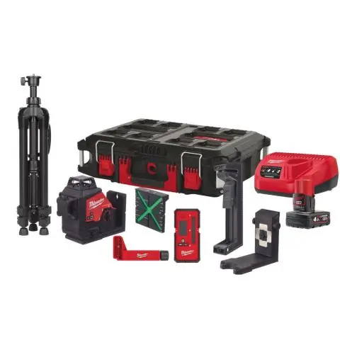 Snabb frakt Milwaukee M12 3PLKIT-401P Korslaser