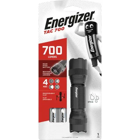 Snabb frakt Energizer Tactical 700 Ficklampa