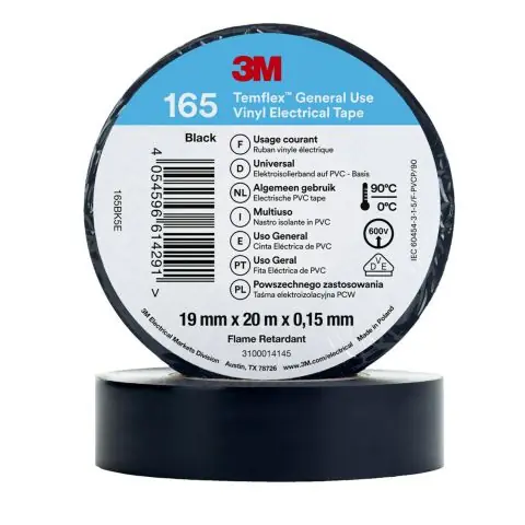 3M Temflex 165 Eltejp Begränsat antal