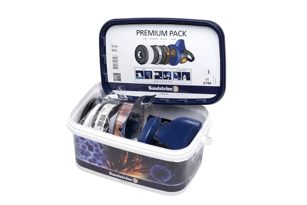 Endast idag HALVMASK SR-100 PREMIUM PACK M/L