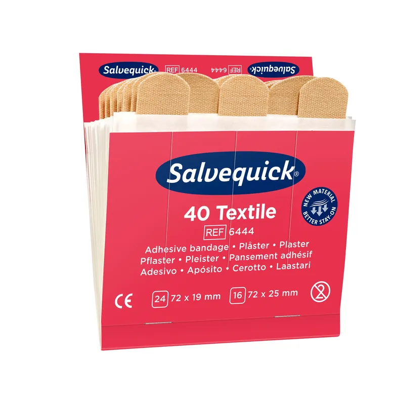6 X 40ST TEXTILPLÅSTER 6444 Begränsat erbjudande