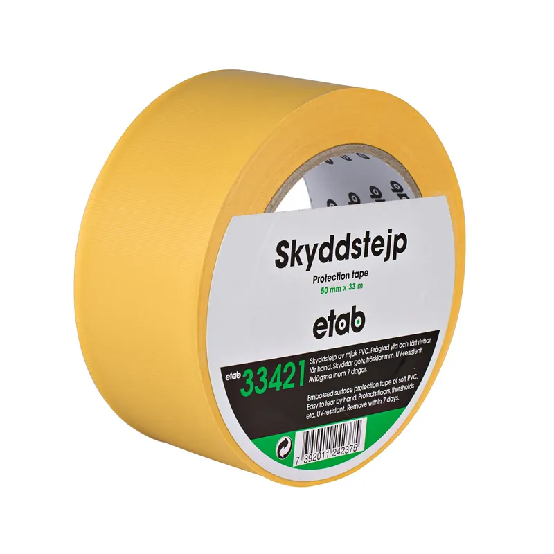 SKYDDSTEJP GUL 50MMX33M Endast idag