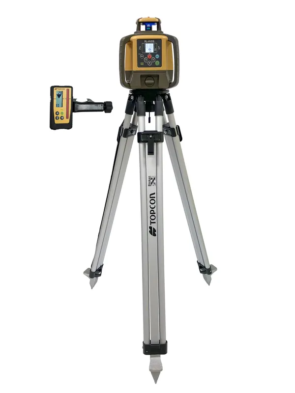 I lager LUTNINGSLASERPAKET TOPCON RL-HV2S +LS-100D+TP-210.