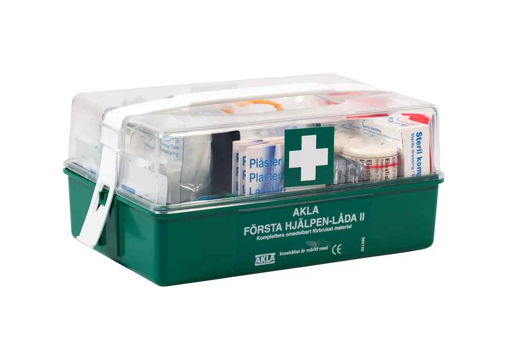 FÖRSTA HJÄLPEN-LÅDA 91162 I lager