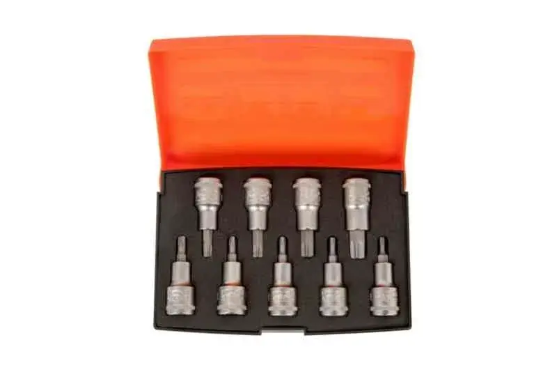 BITSPIPESETT 1/2" TORX TX20-TX60 KORTE Handla nu