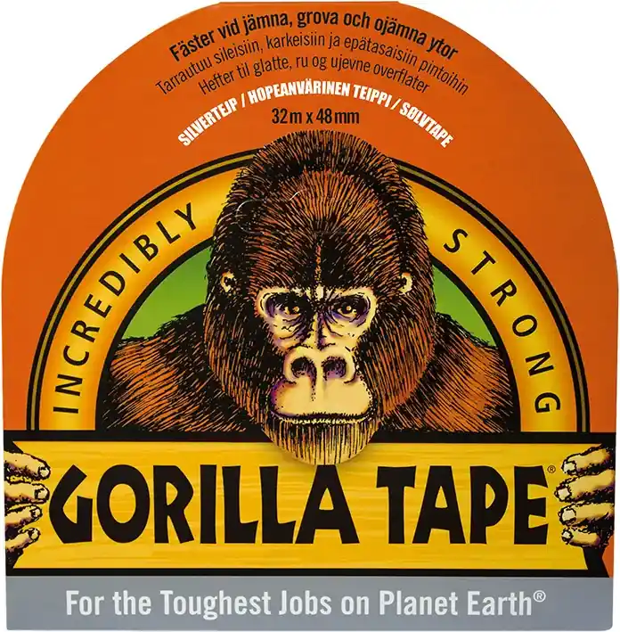 Beställ idag GORILLA VÄVTAPE SILVER 32M X 48MM