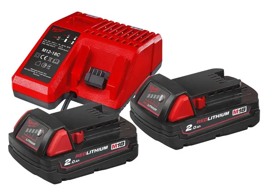 BATTERISET M18 2X2,0 AH NRG-202 Kampanj