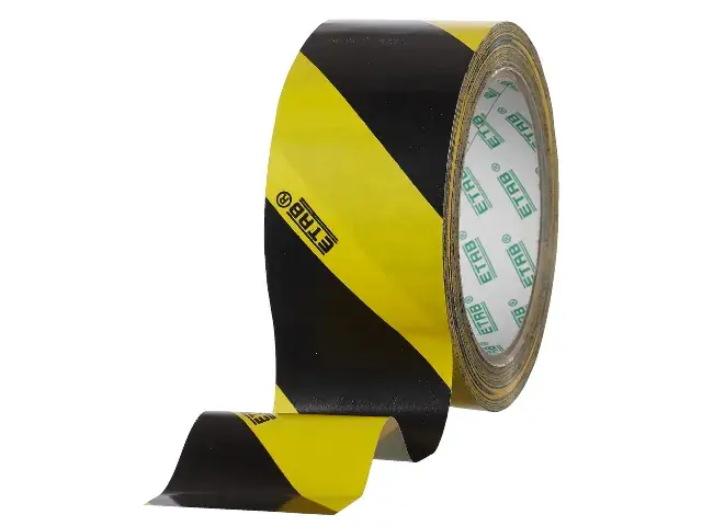 Premium FASADSKYDSTEJP, VARNINGSTEJP GUL/SVART 50MMX33M