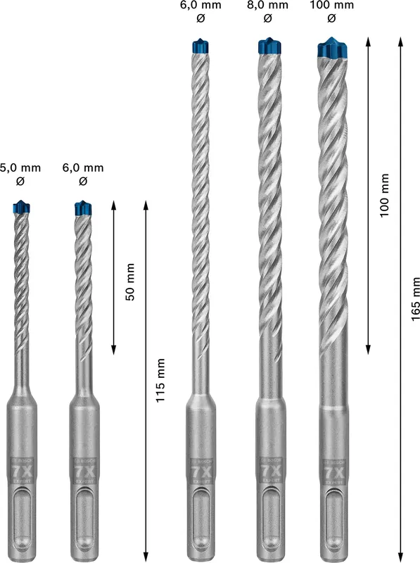 Billig HAMMARBORRSET PLUS-7X 5-10MM 5