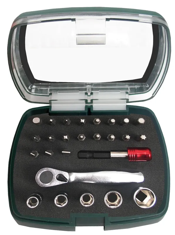 HYLS- OCH BITSSATS 1/4" 26 DEL Trygg betalning