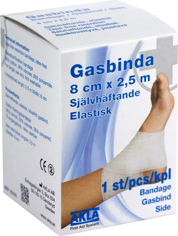Lägg i varukorgen GASBINDA SJÄLVH.2,5MX8CM 93163
