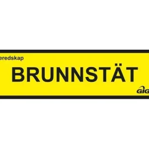 UPPLYSNINGSSKYLT BRUNNSTÄT Billig