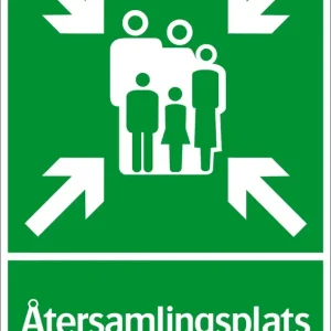 SKYLT ÅTERSAMLINGSPLATS Kundfavorit