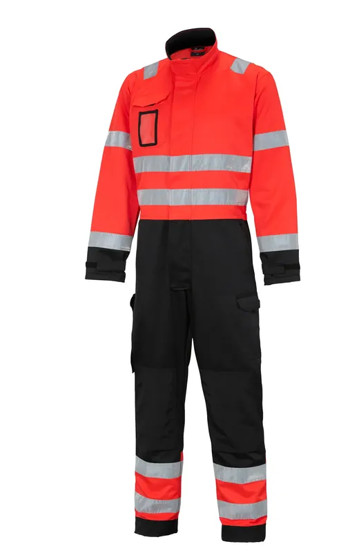 PURE OVERALL KLASS 3 RÖD/SVART Erbjudandepris