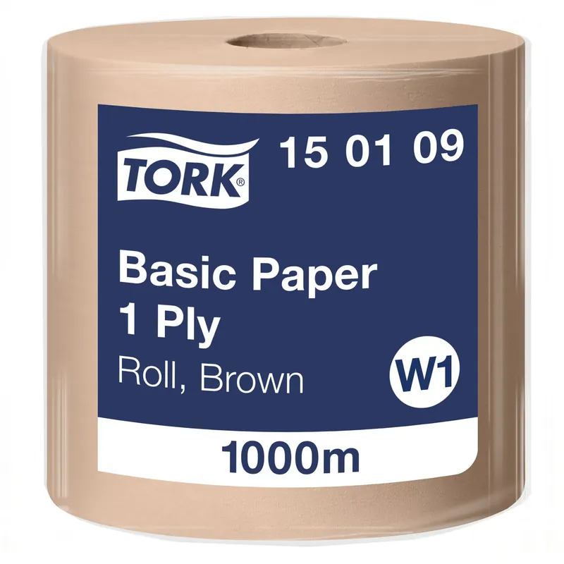 Köp online TORKPAPPER RULLE W1 BASIC BRUN 1000M