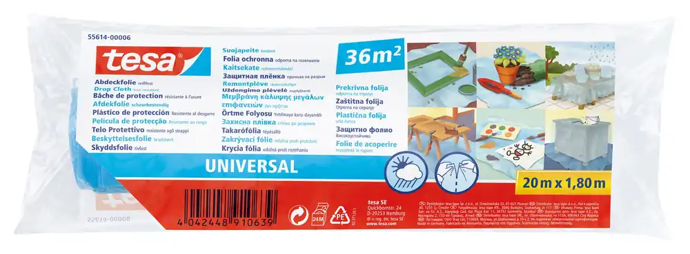 Rabatter FOLIE SKYDD TESA 55614 1,8X20M
