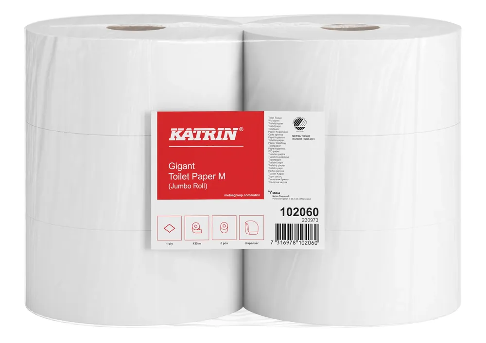 Trygg betalning TOALETTPAPPER BASIC GIGANT M 435M 102060