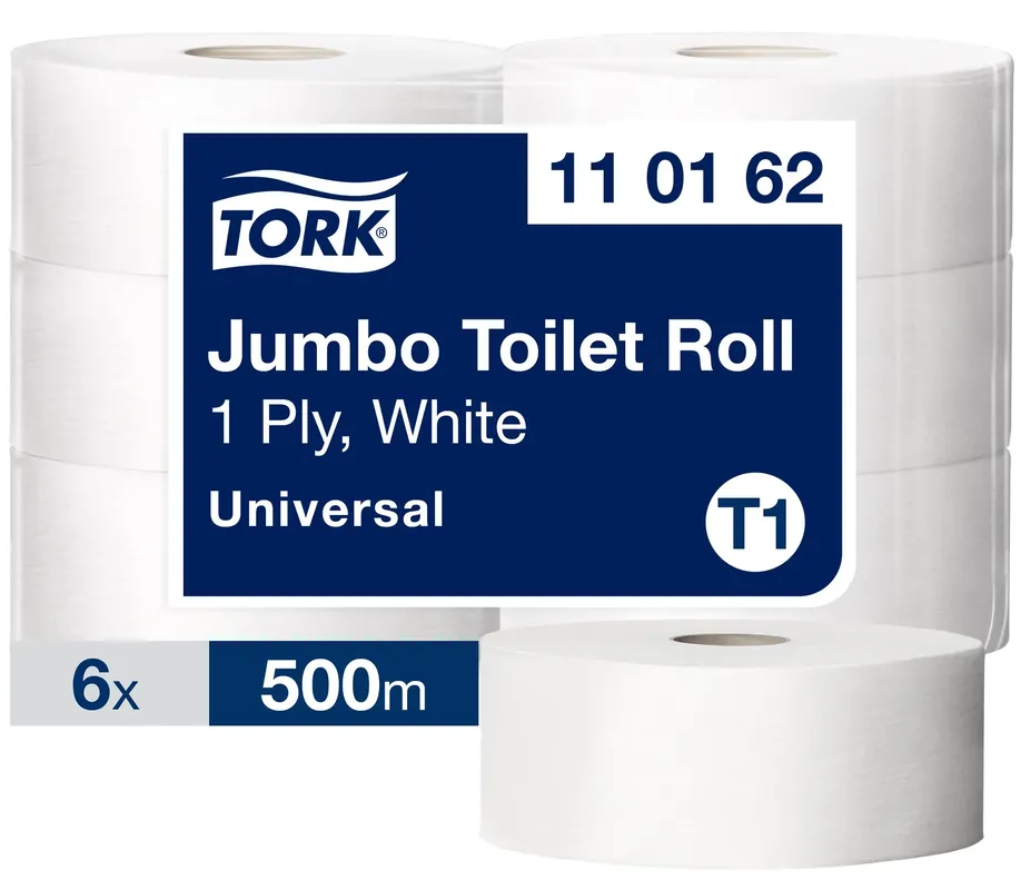 prisnedsättning TOAPAPPER JUMBO T1 UNIV VIT 500M/RL