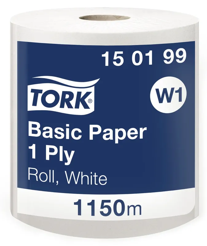 Handla nu TORKPAPPER RULLE BASIC W1 VIT 1150M/RL