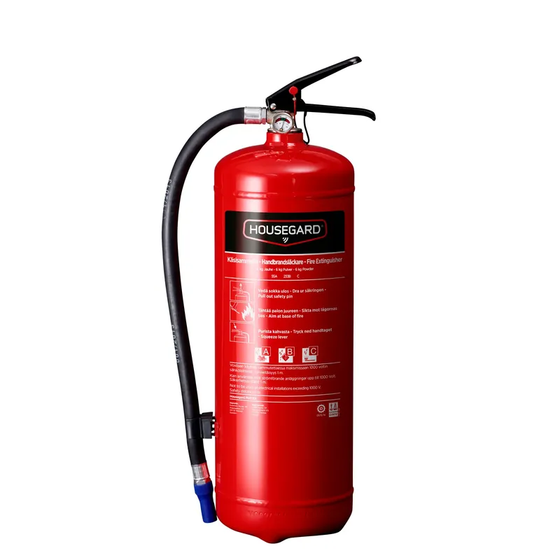 Säker betalning BRANDSLÄCKARE PULVER 6KG