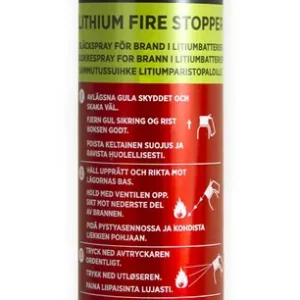 I lager LITIUMBATT. SLÄCKSPRAY, LITH-EX, 500 ML