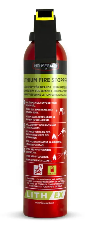 I lager LITIUMBATT. SLÄCKSPRAY, LITH-EX, 500 ML