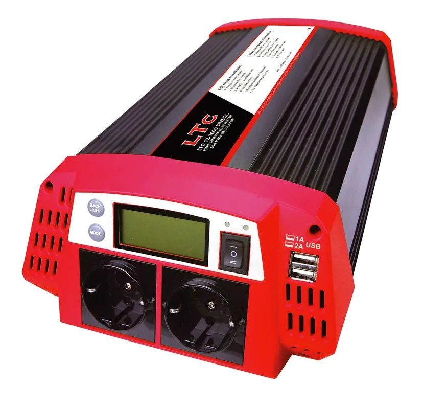 SINUSINVERTER 12V 1000W Outlet
