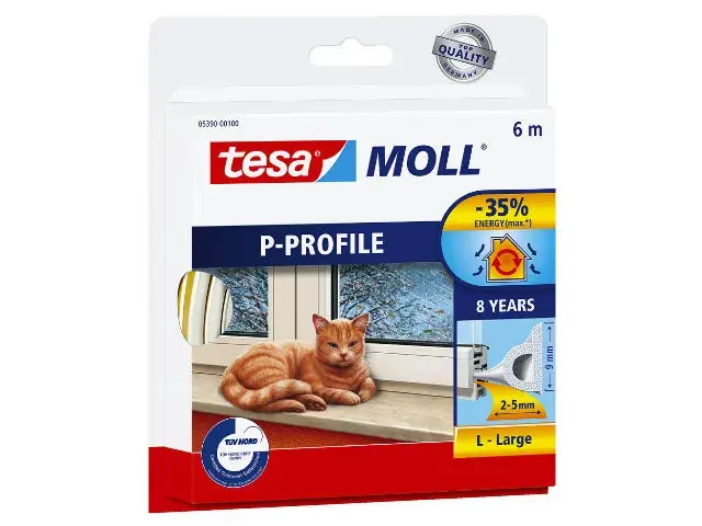 TÄTNINGSLIST P 5390 6M VIT Begränsat antal
