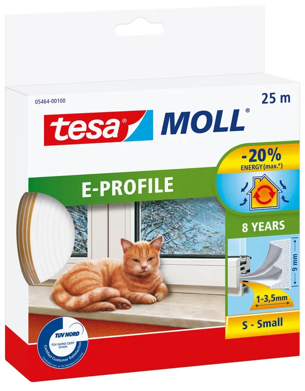 TESA MOLL E-LIST 1-3,5MM V 25 Nyhet