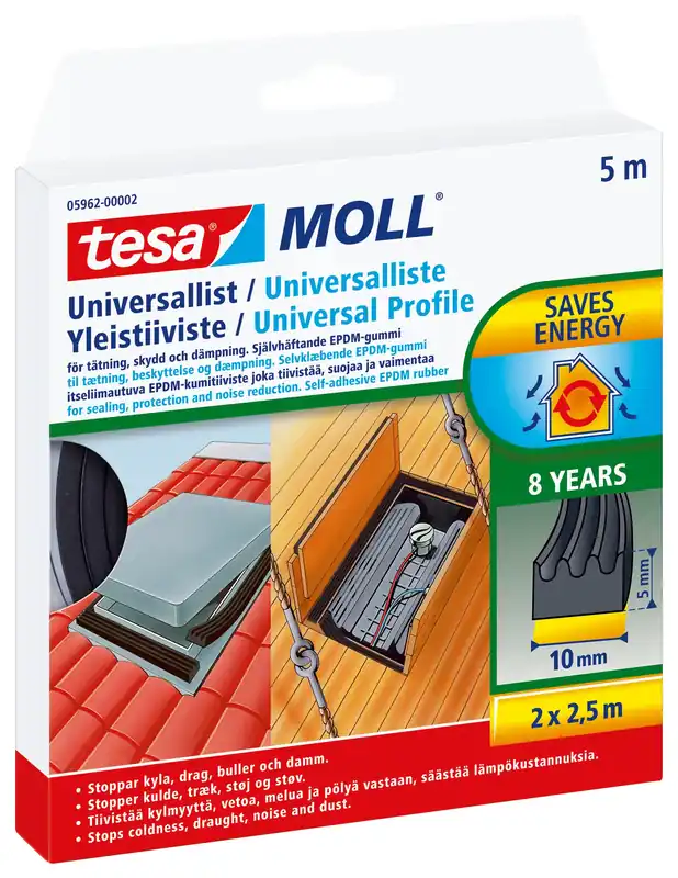 Billig UNIVERSALLIST 5962 5X10 SVART