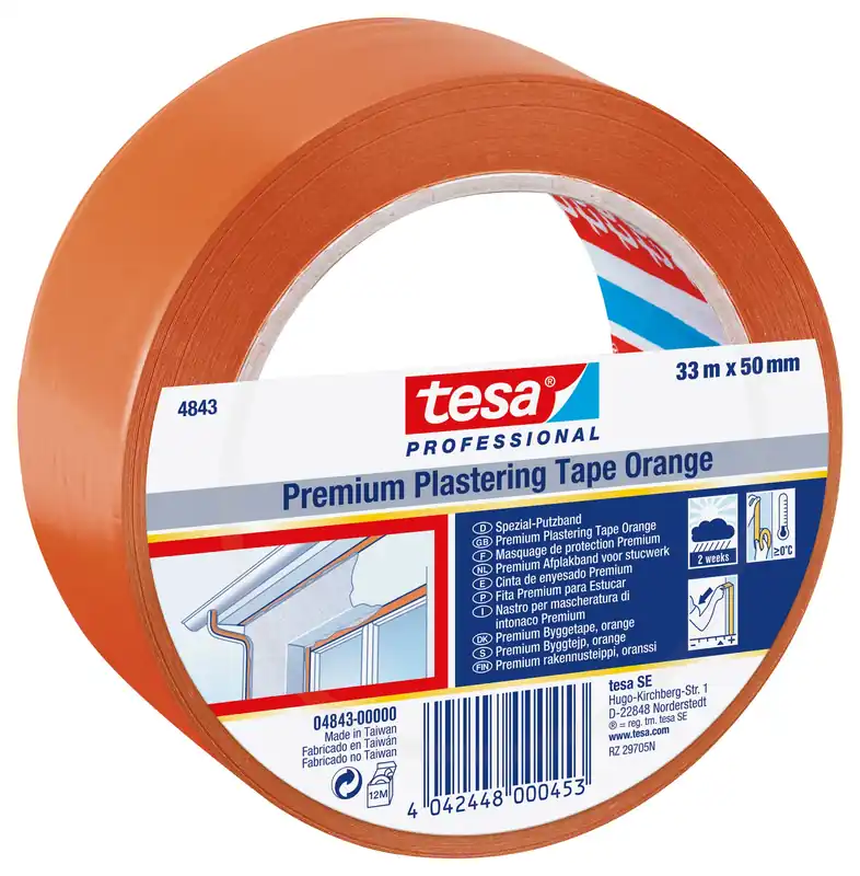 TEJP BYGG 4843 50MMX33M ORANGE Beställ idag