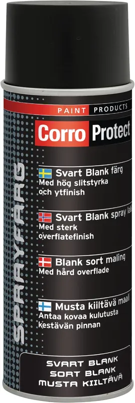 Rabatt AKRYLFÄRG SVART BLANK 400ML