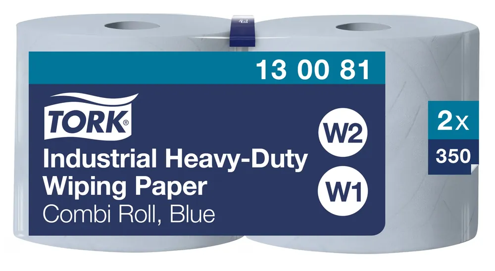 Populärt val TORKPAPPER KOMBIRULLE W2 W1 BLÅ 119Mx2ST