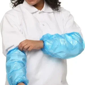 Premium ÄRMSKYDD PLAST BLÅ 40 CM 100-PACK