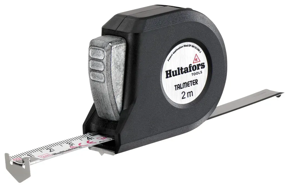 TALMETER 3 METER SVART I lager