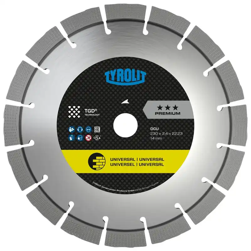 DIAMANTKLINGA PREMIUM 230X2.4 UNIV Nyhet