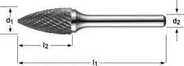 ROTERANDE FIL P813C 3.0X3.0 SPETS DC Begränsat antal