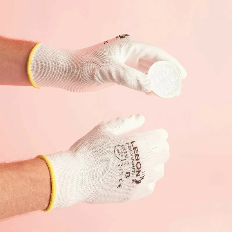 HANDSKE POLYWHITE 10 Sista chansen