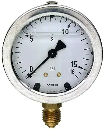 Billig MANOMETER VÄTSKA 0-60 BAR