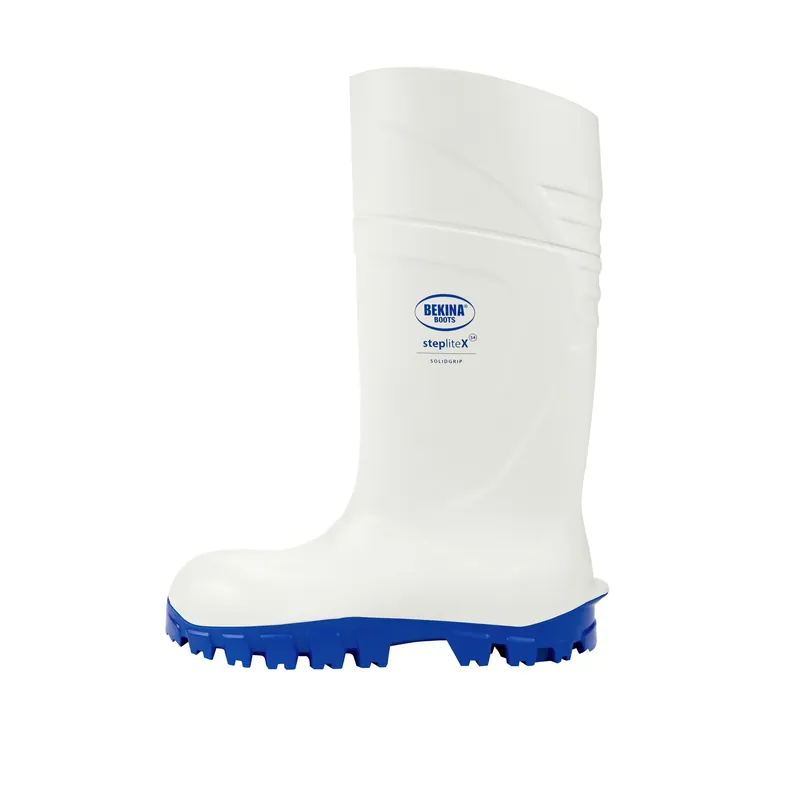 SKYDDSSTÖVEL STEPLITEX SOLIDGRIP VIT S4 Rea