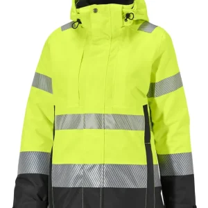 VINTERJACKA VARSEL ESSENTIAL G350 DAM GUL/SVART Premium