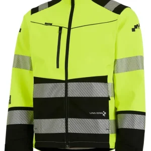 Rabatt SOFTSHELLJACKA VARSEL PROTEC 98124 GUL/SVART