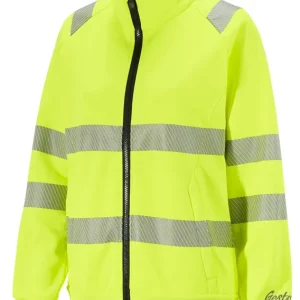 Nedsatt pris SWEATSHIRT FULLZIP VARSEL ESSENTIAL G250 DAM GUL