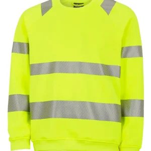 Billig SWEATSHIRT VARSEL ESSENTIAL G226 GUL