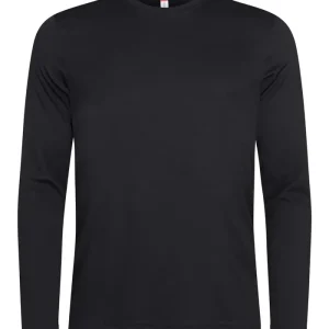 Premium T-SHIRT LÅNGÄRM ACTIVE 029040 SVART